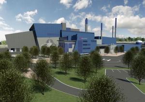 Vantaan Energian jätevoimala.